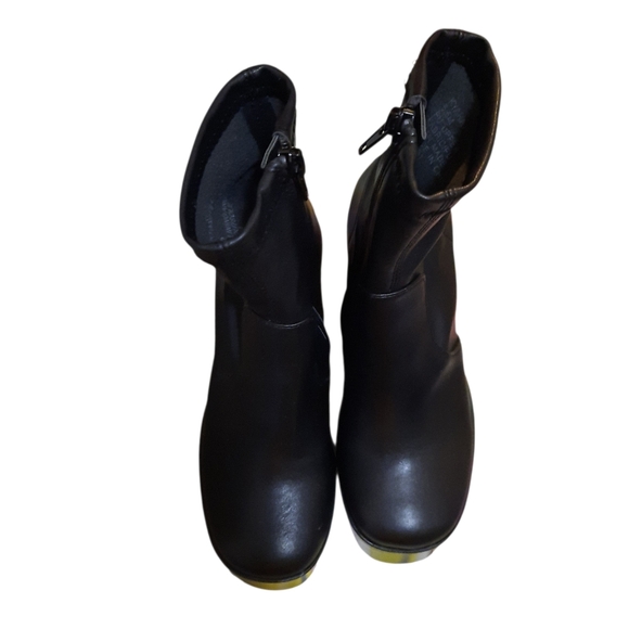 NWT Steve Madden Chunky Black Platform Ankle Boots Kyana 5.5 - Picture 15 of 15